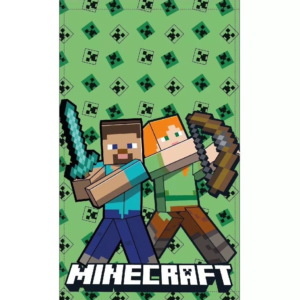 serviette-visage-et-mains-minecraft-battle-30x50-cm-1