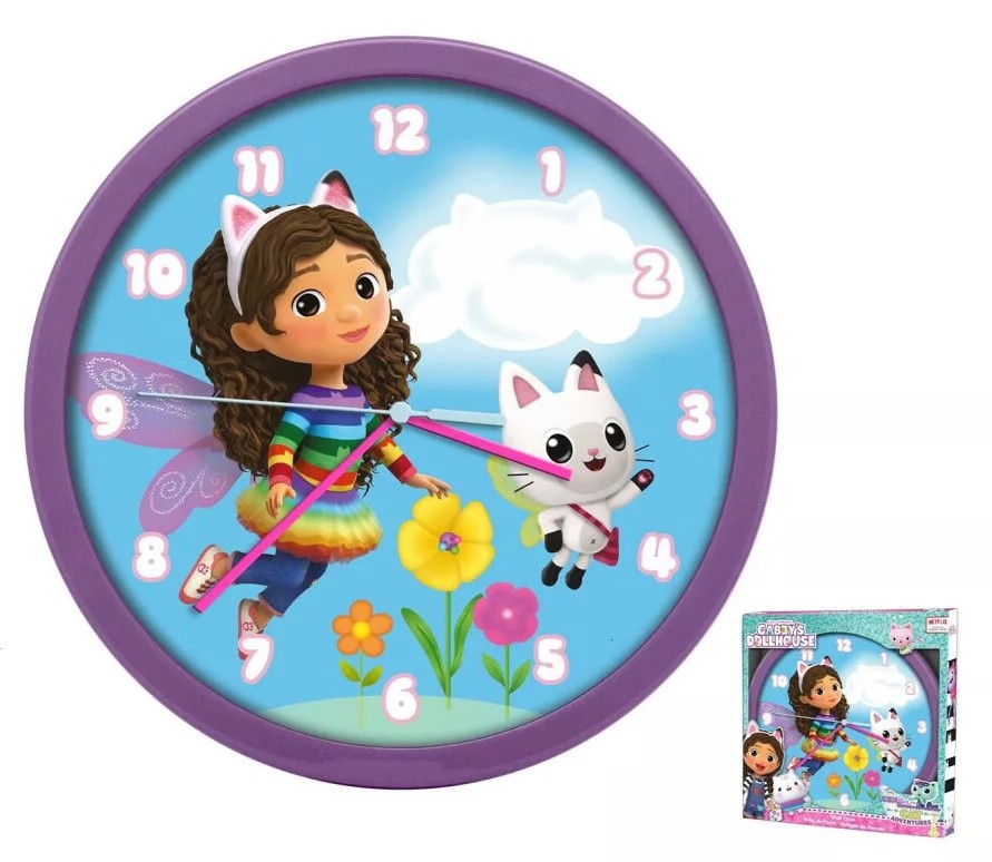 horloge-murale-gabby-et-la-maison-magique-25-cm-1