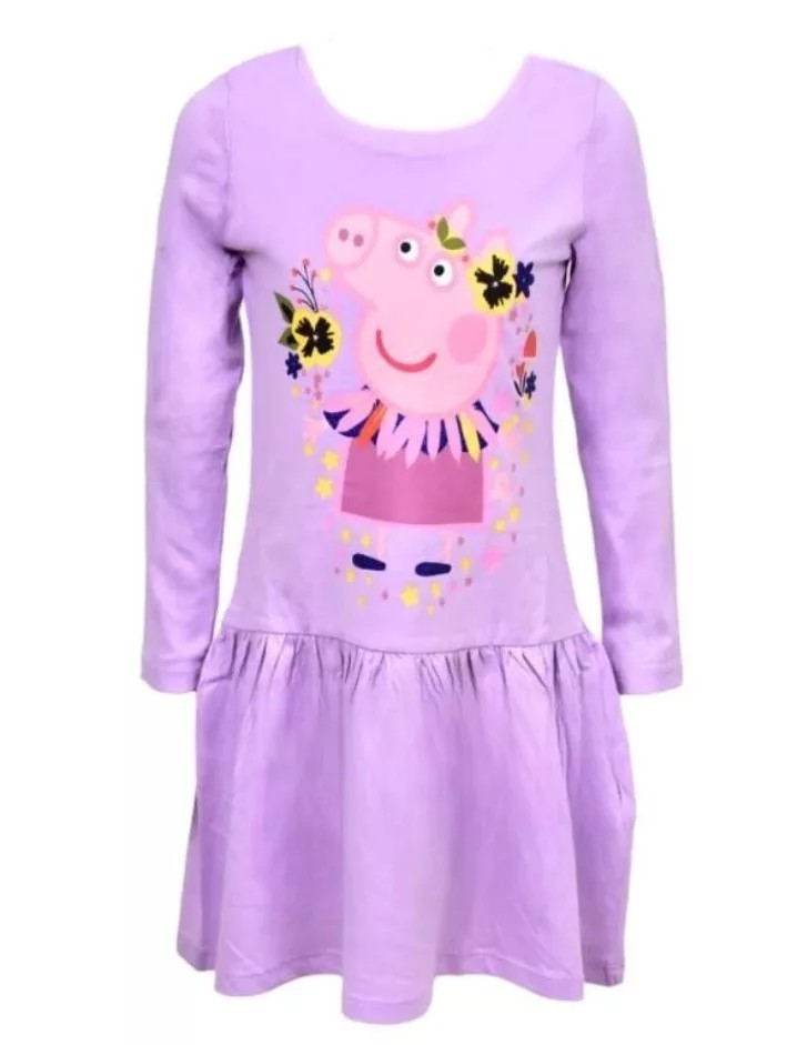 robe-manches-longues-peppa-pig-flower-fille-3-a-8-ans-2