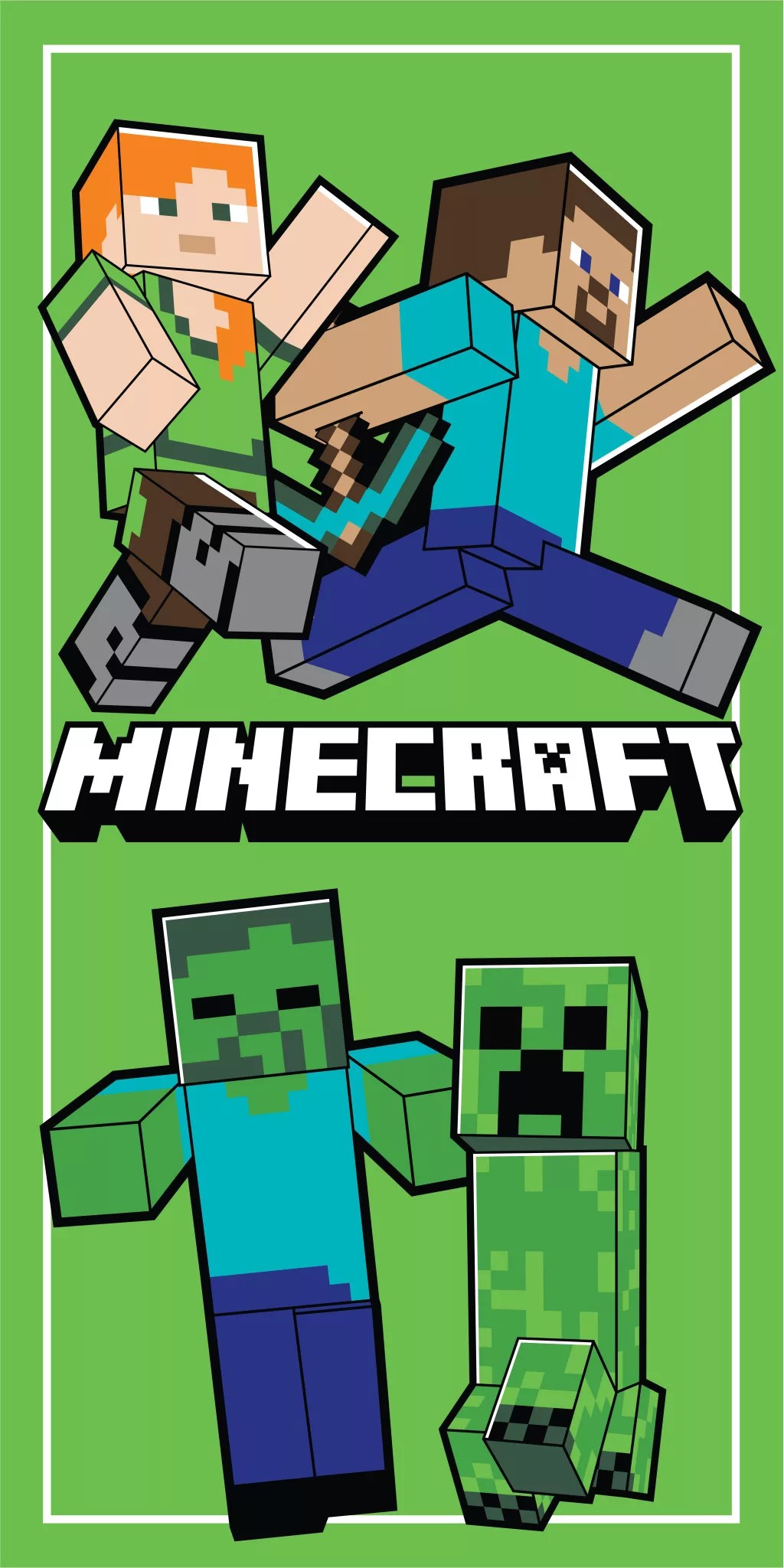 serviette-minecraft-walking-fast-dry-70-140-cm-1