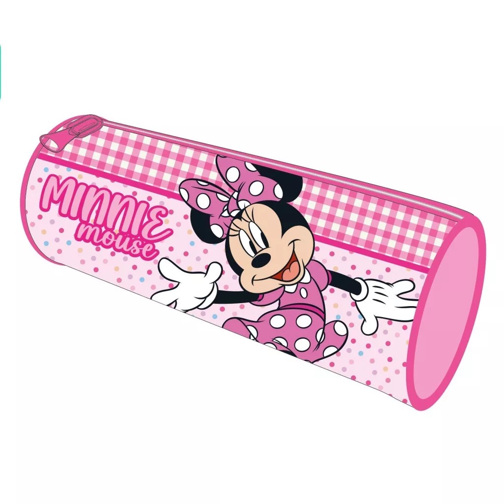 trousse-cylindrique-minnie-dots-rose-23-cm-1