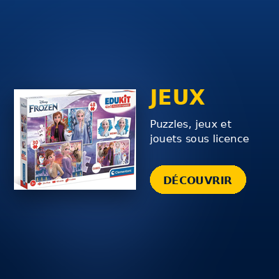 Puzzles, jeux et jouets sous licence