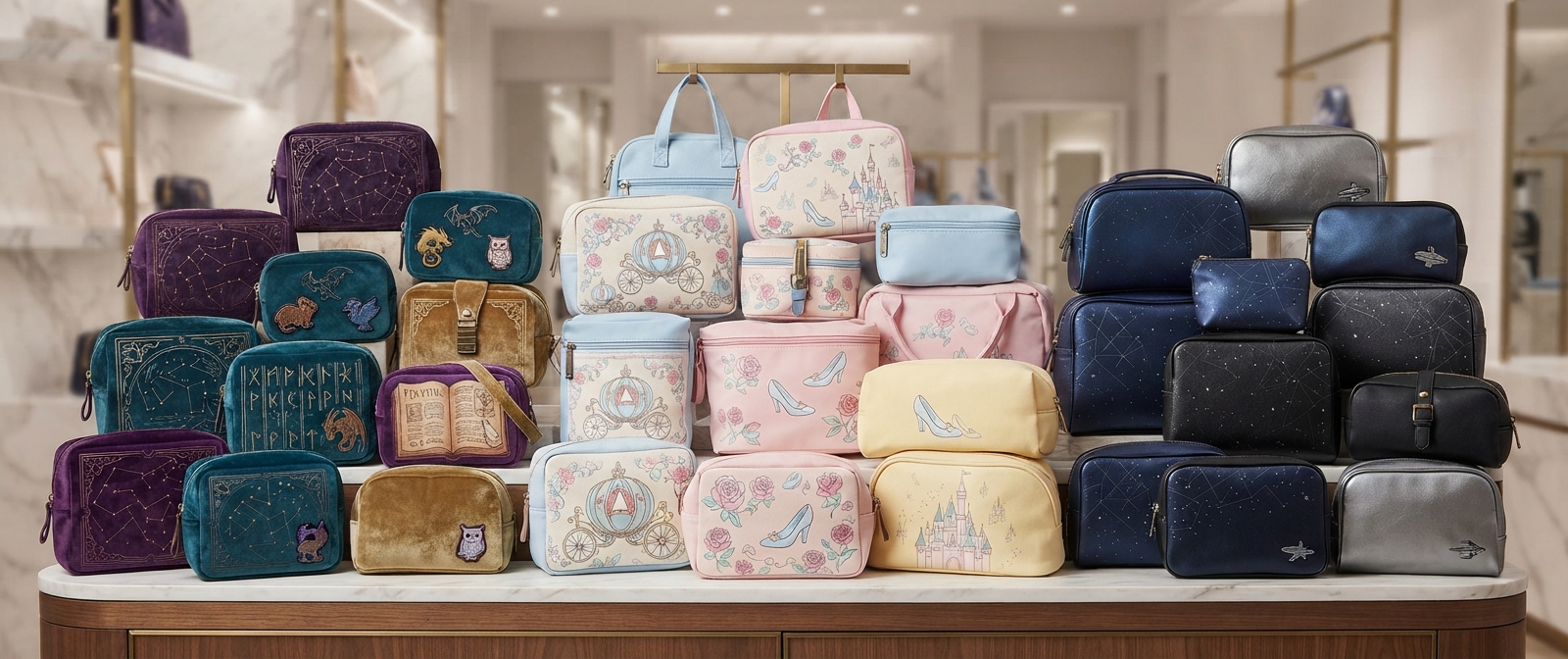 Trousse de toilette de voyage Stitch & Angel