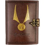 Carnet Harry Potter en simili cuir vue face