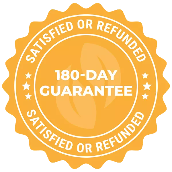 180-day money-back guarantee