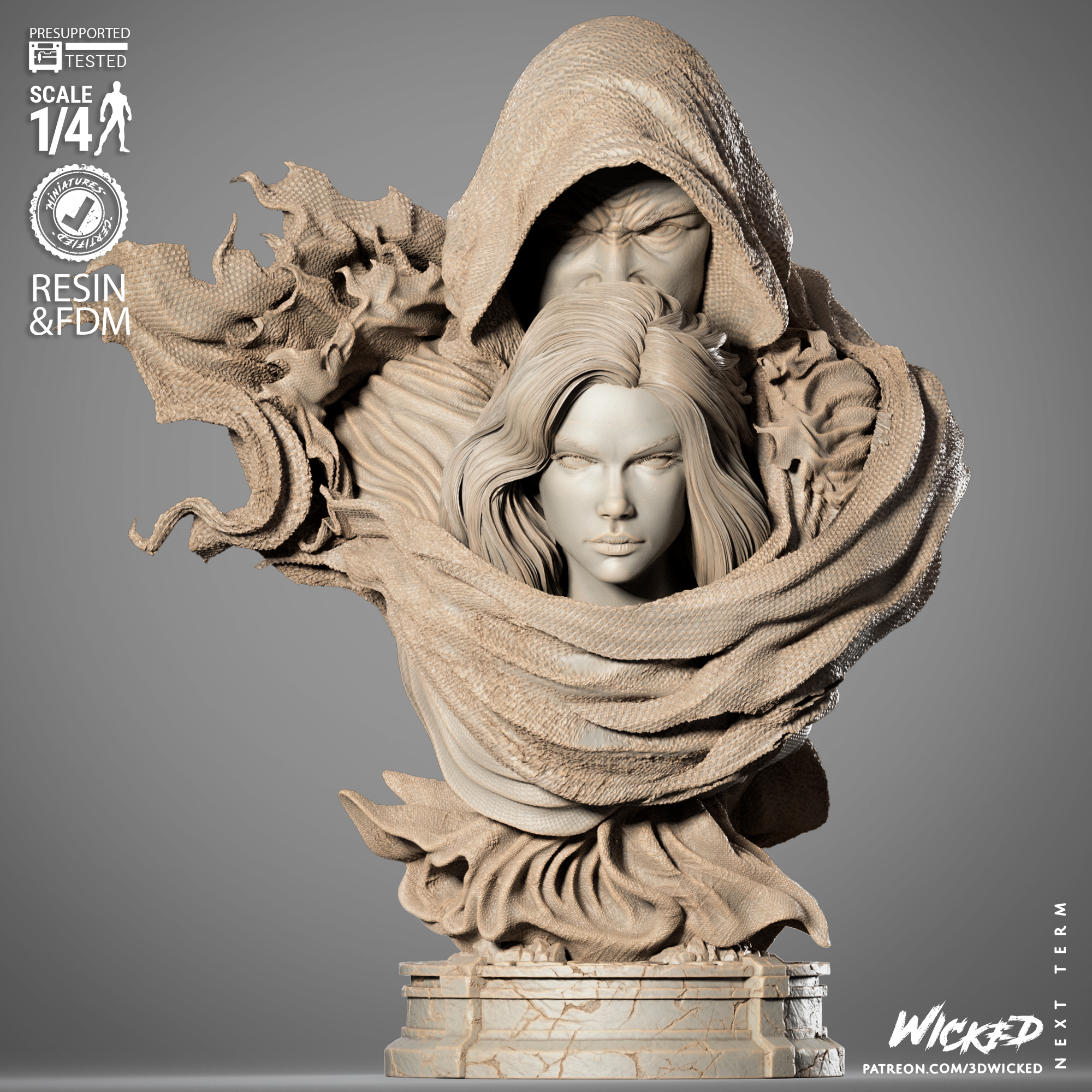 021825 WICKED-Cloak and Dagger Bust Image 003
