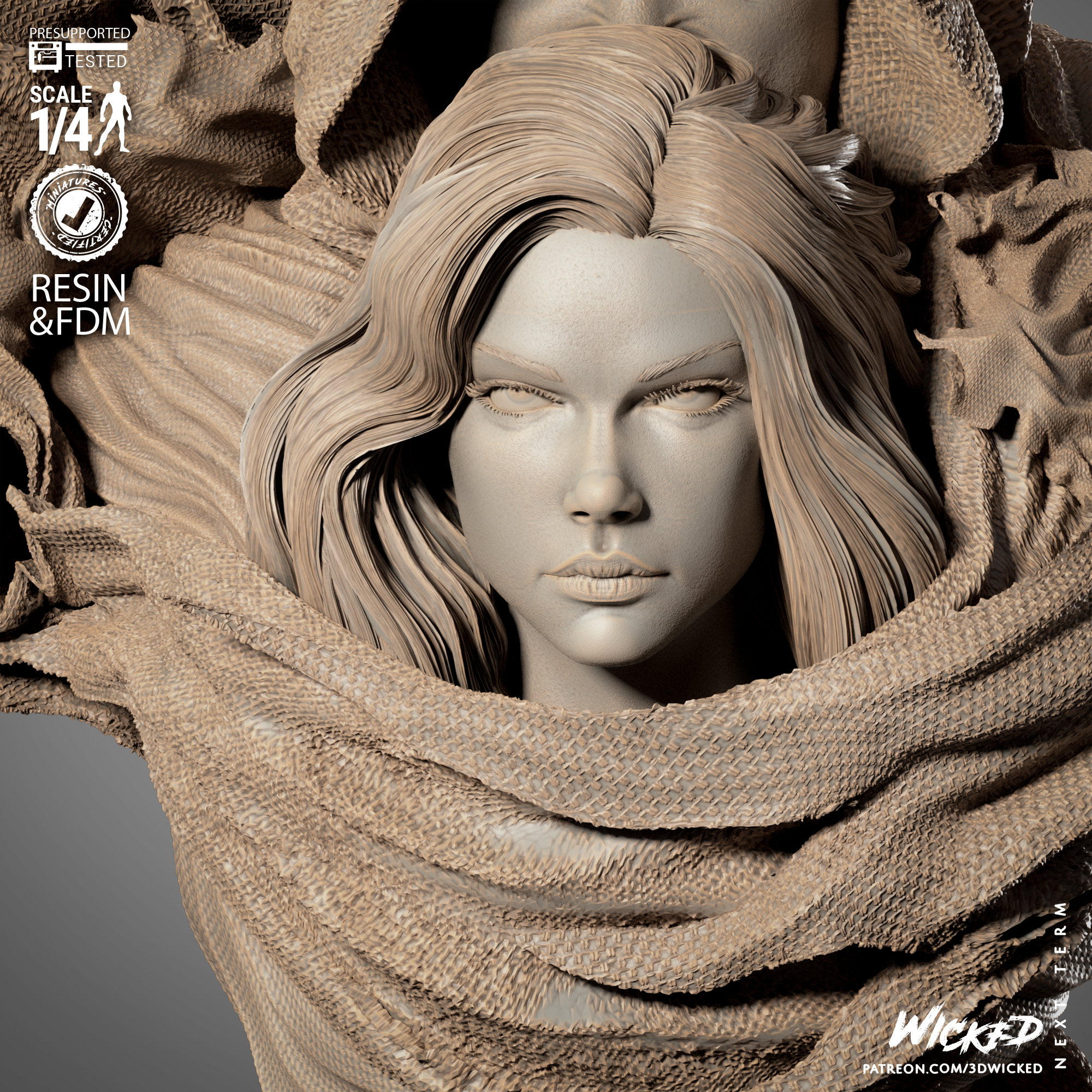 021825 WICKED-Cloak and Dagger Bust Image 001