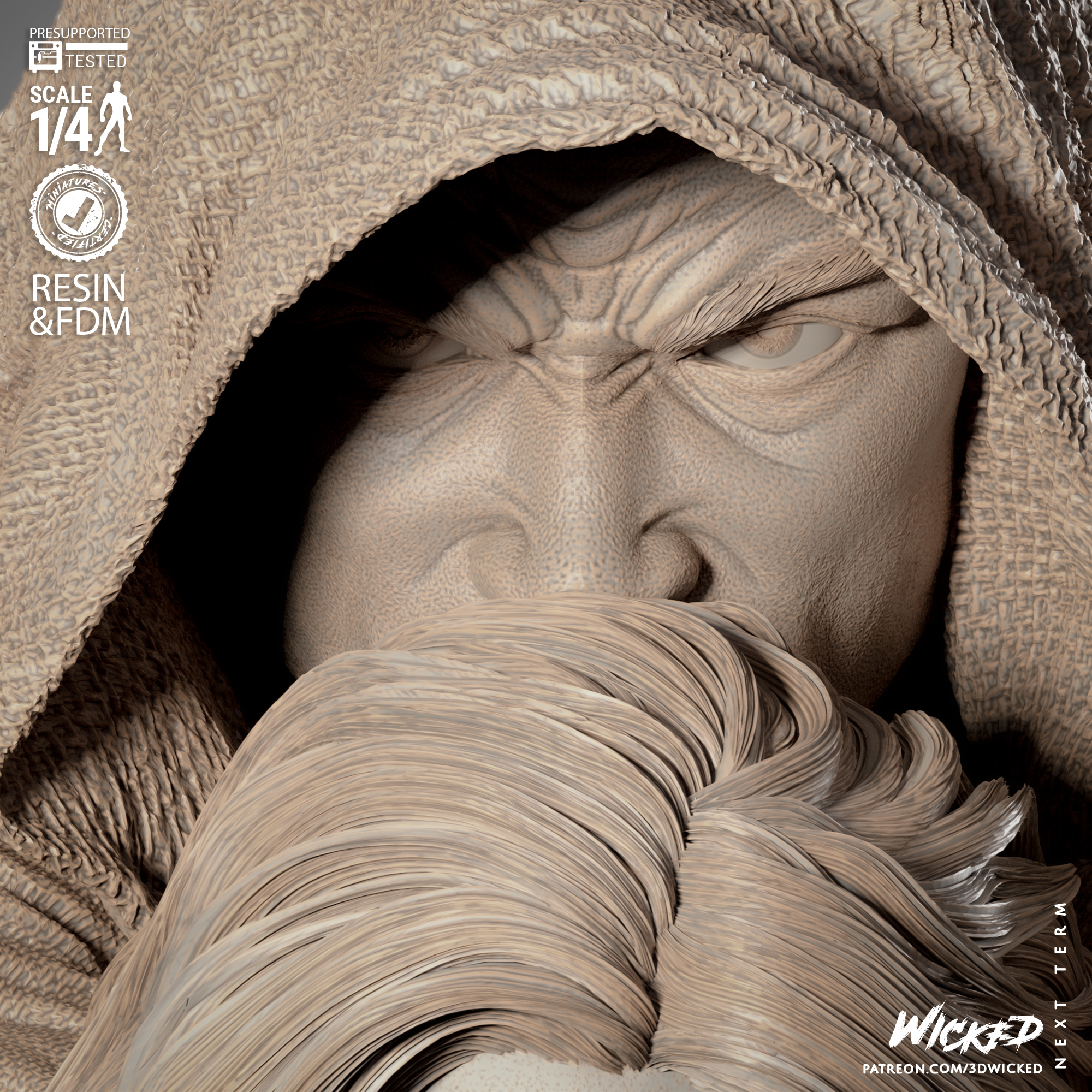 021825 WICKED-Cloak and Dagger Bust Image 009