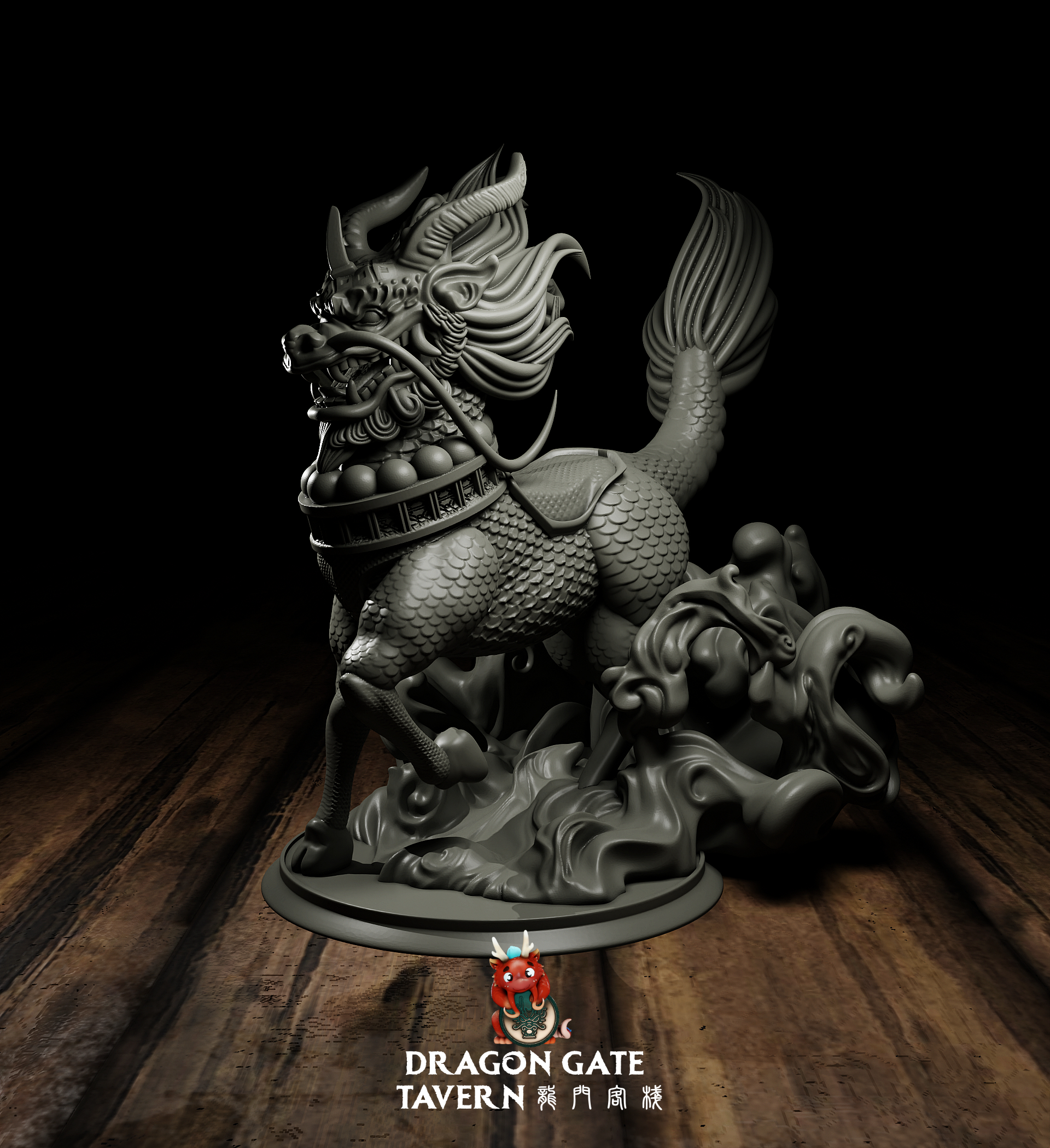 Dragon Gate Tavern - Kirin - 3D Print Model 0