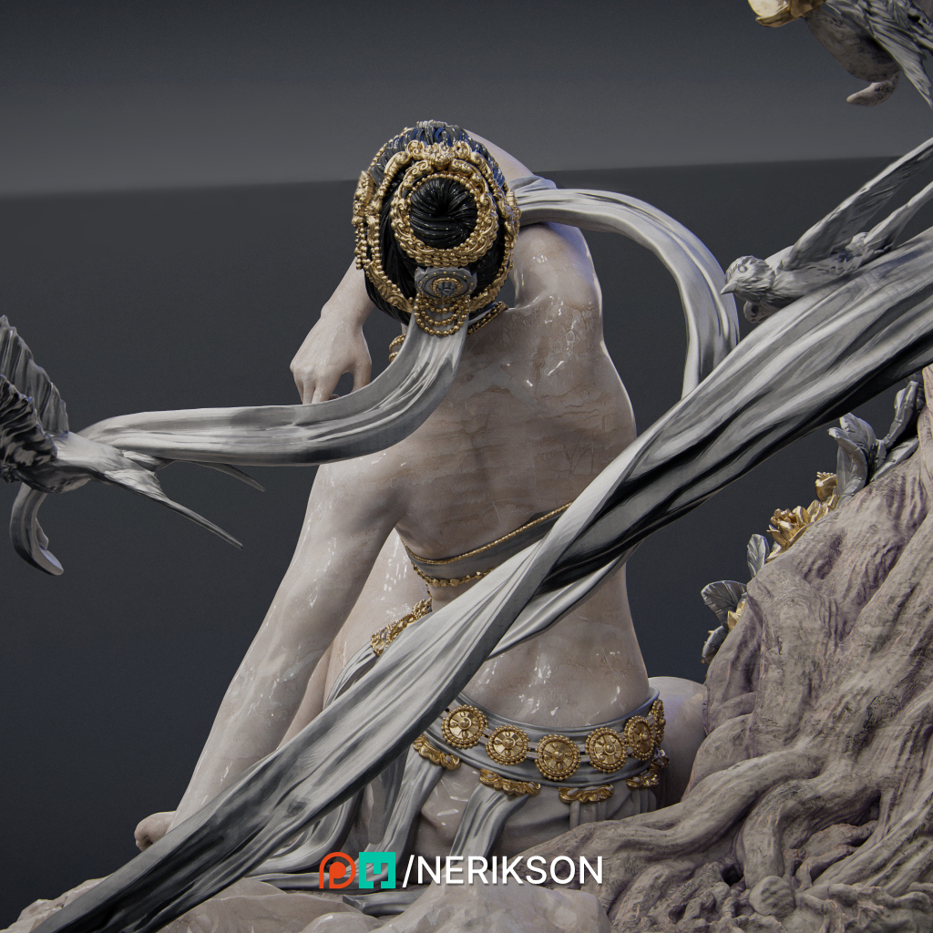 Character Clay Render-3