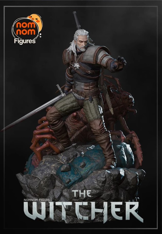 Nomnom Figures - Geralt from The Witcher – Printable