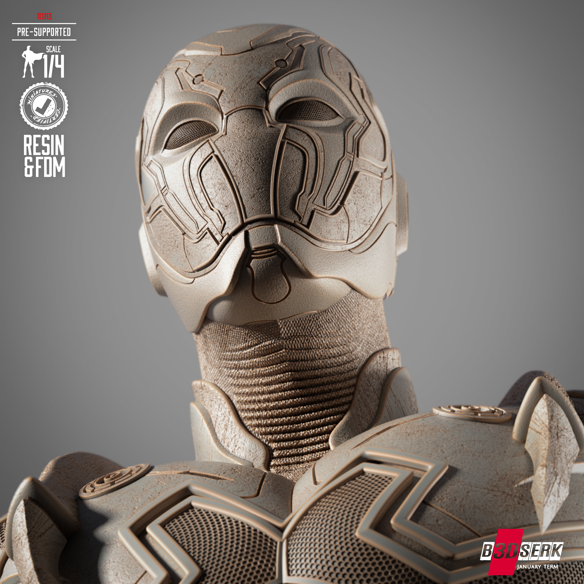 021925 B3DSERK-Bluebeetle Bust Image 005