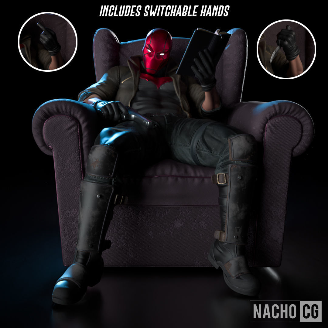 fan-art-red-hood-on-couch-statue-3d-model-cfde675915