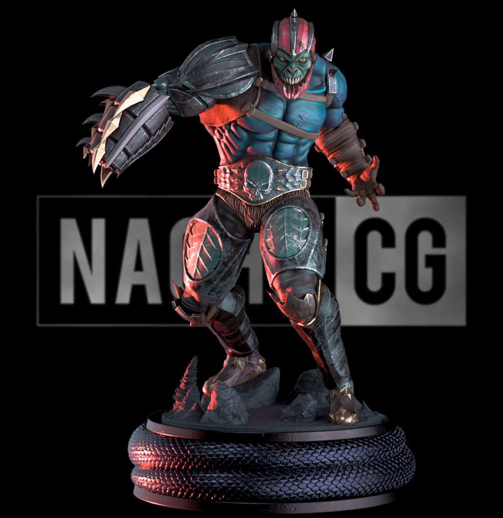 Fan Art - Trapjaw from MOTU - Statue