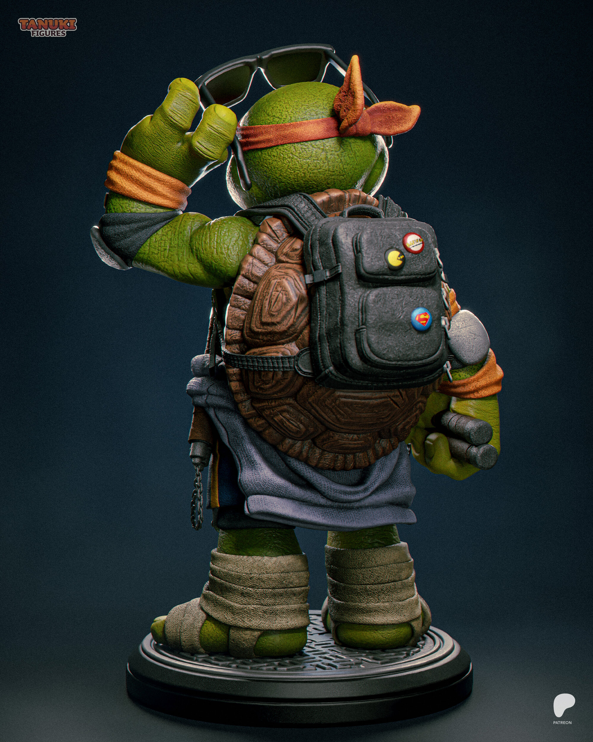 Michelangelo_TanukiFigures_03