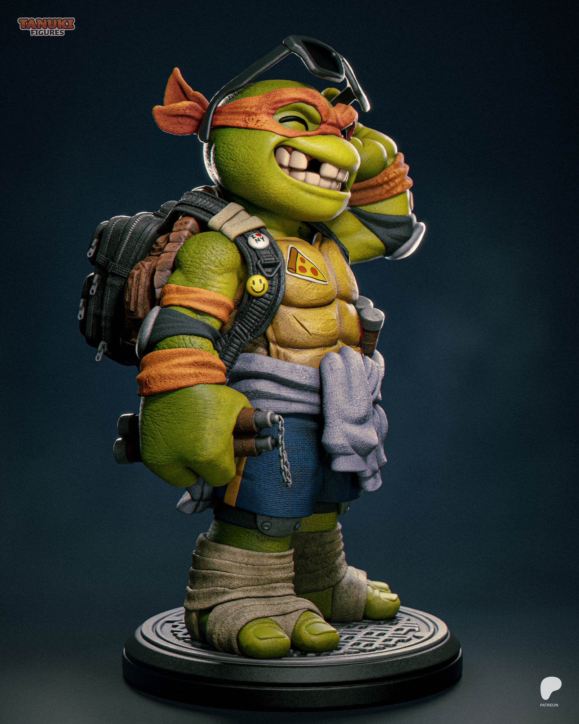 Michelangelo_TanukiFigures_04