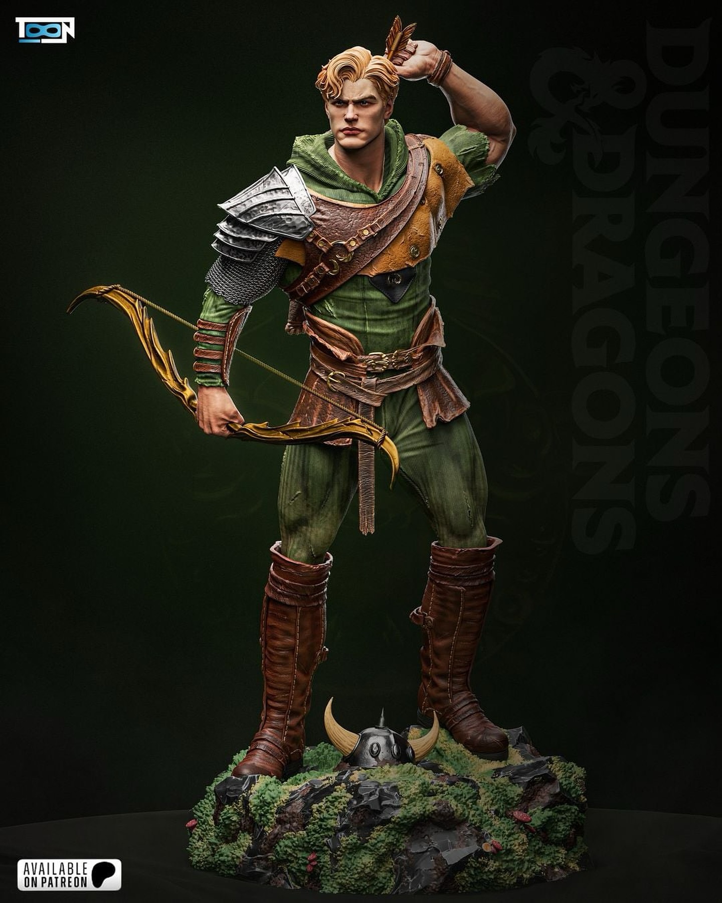 Hank from Dungeons and Dragons- 3D Print Model 1