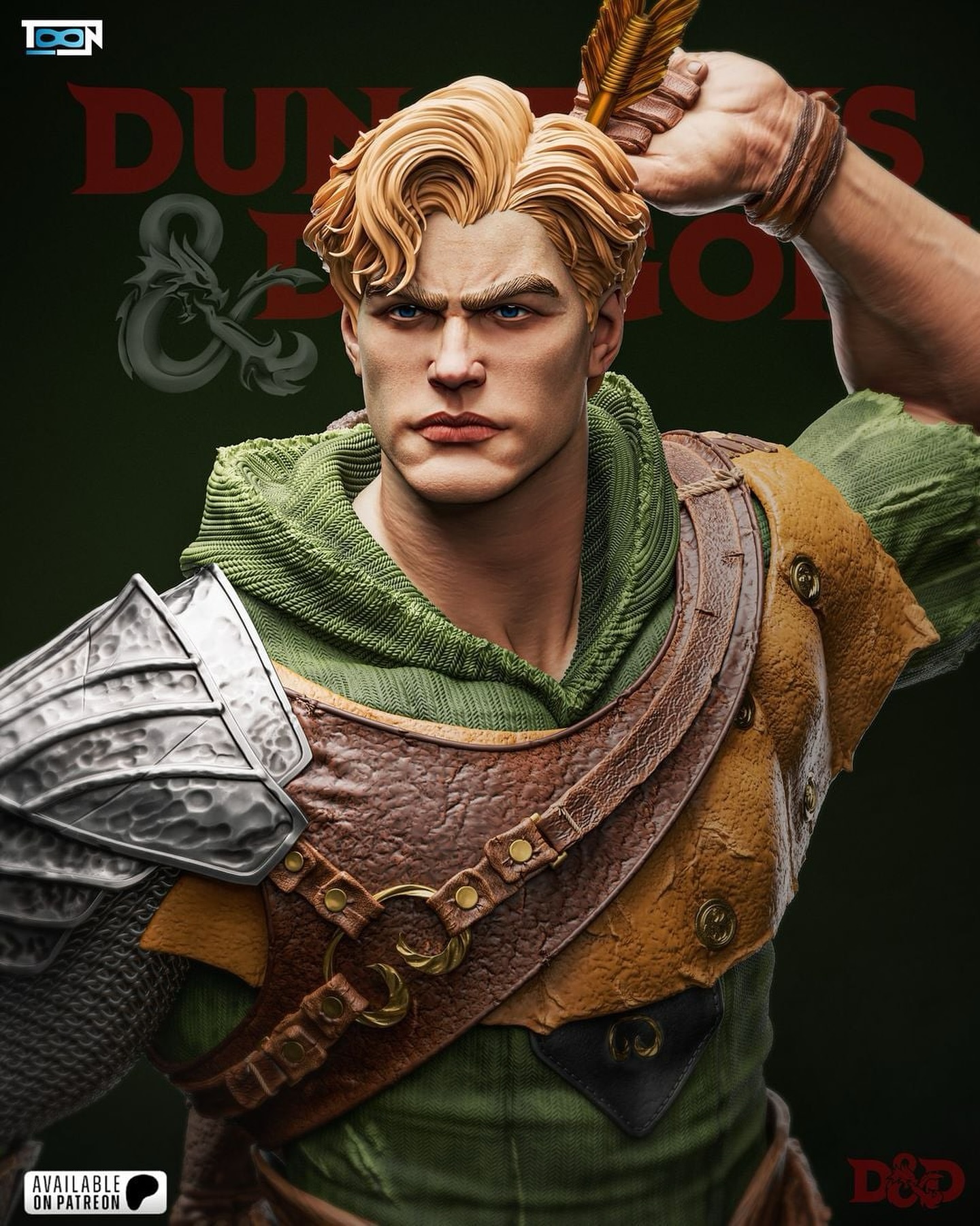Hank from Dungeons and Dragons- 3D Print Model 0