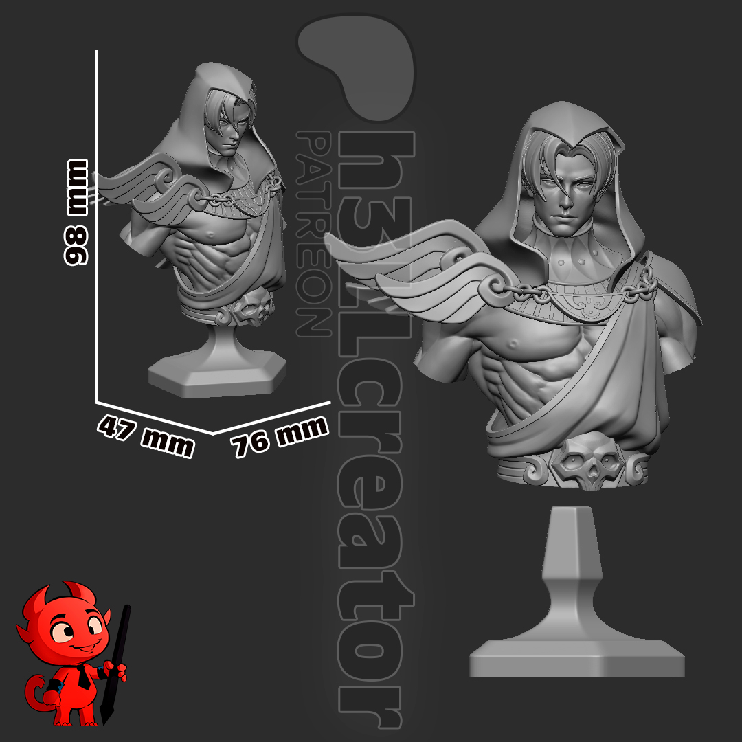 Bust of Thanatos Scale
