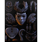 Elven Mask Render Parts