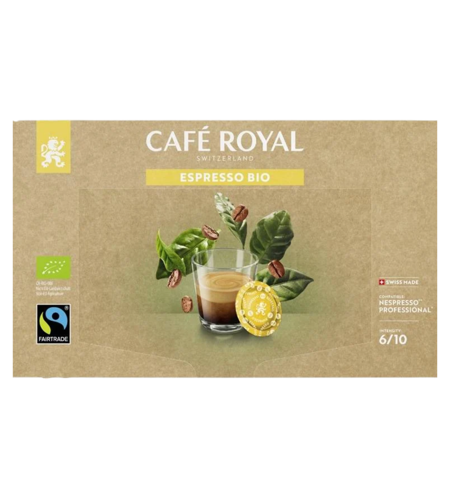 cafe royal capsules compatible nespresso pro bio espresso bio boite de 50