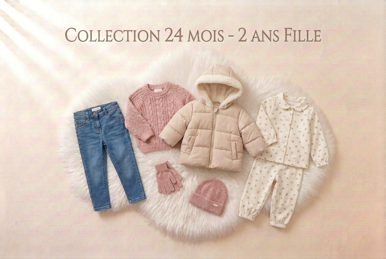 collection-24-mois-2-ans-fille-avec-nouveau-pyjama-fleuri