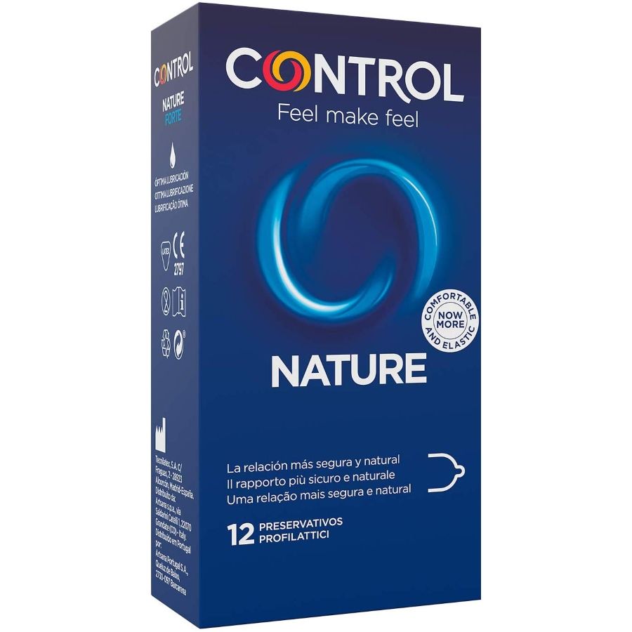 Préservatifs transparents Control Adapta Nature 12 unités, vue 1 sur 2
