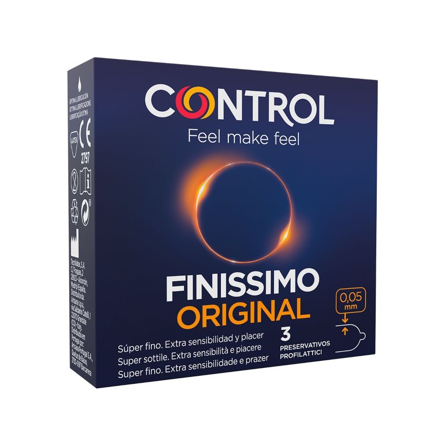 Préservatifs ultra fins Control Finissimo 3 unités, vue 1 sur 2