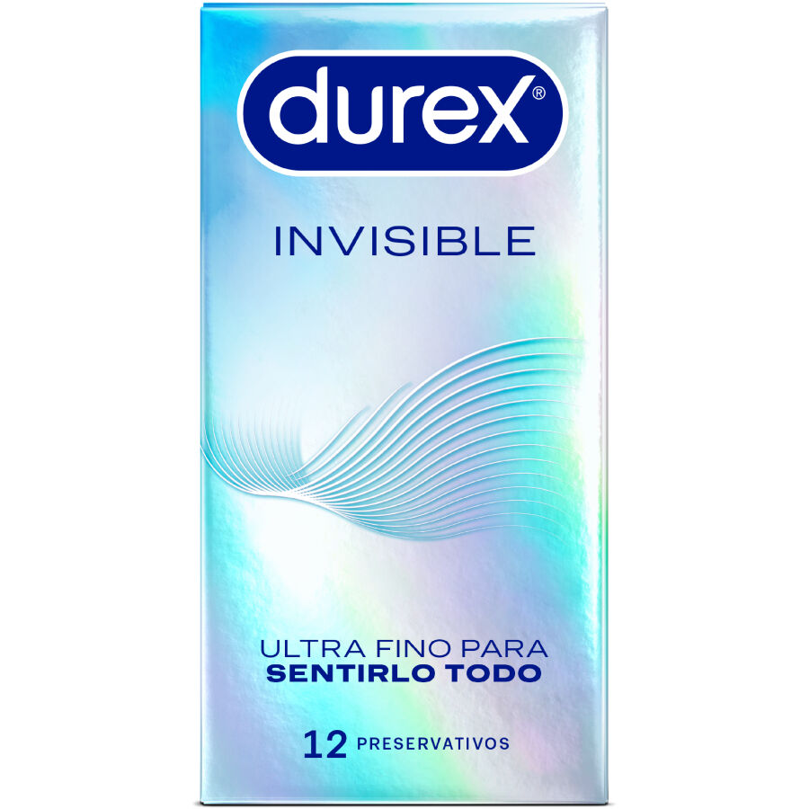 Préservatifs Durex ultra fins invisibles 12 unités, vue 1 sur 1