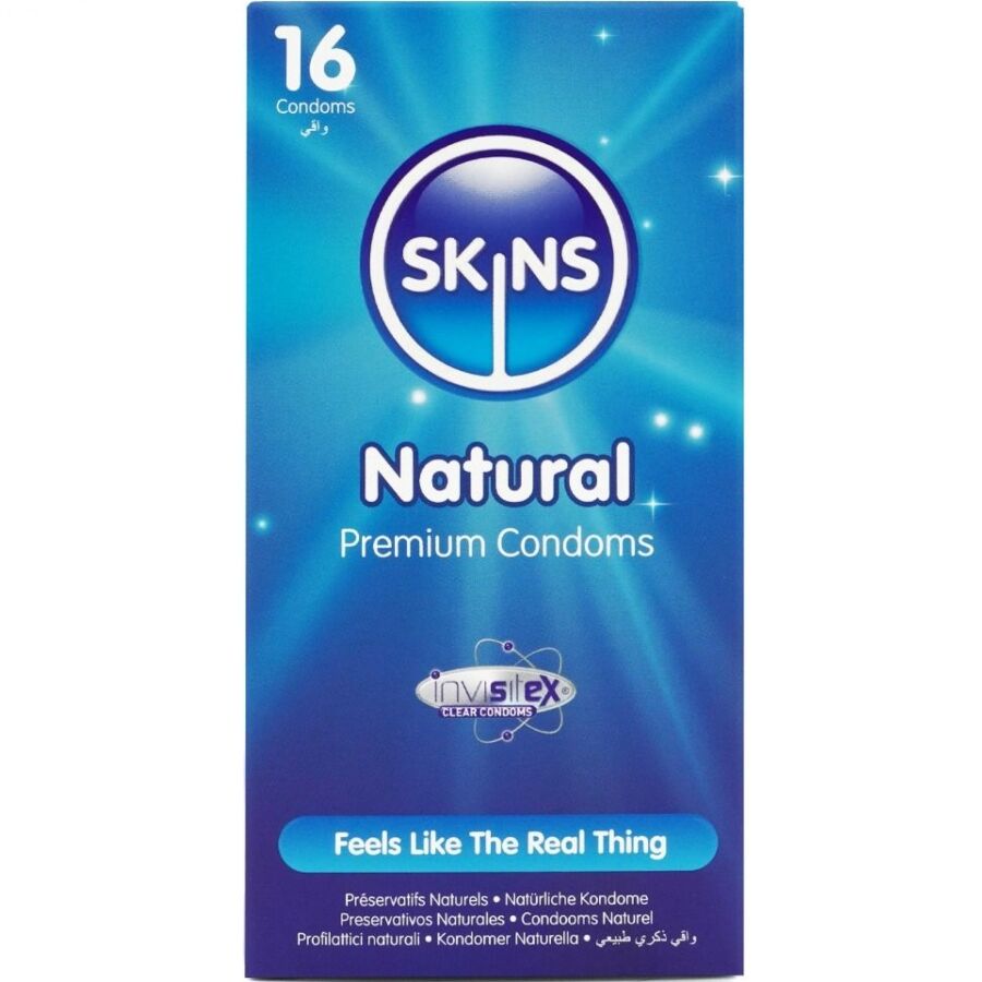 Préservatifs naturels ultra fins Skins x16 vue 1 sur 4