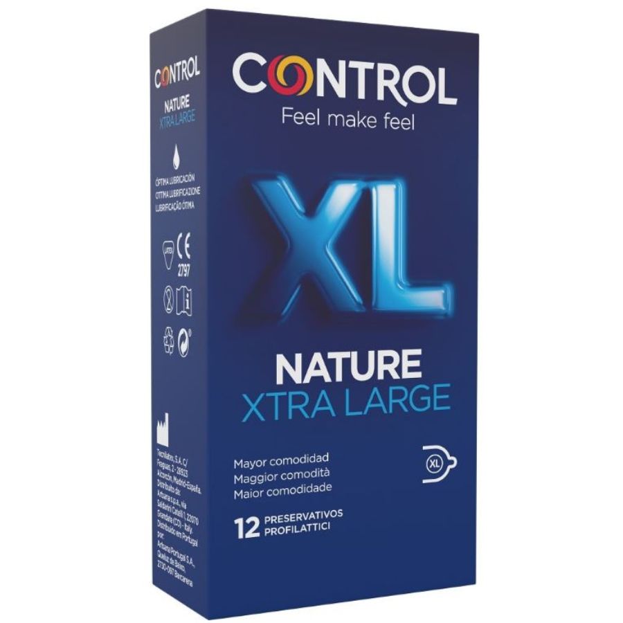 Préservatifs XL Control Adapta Nature 12 unités, vue 1 sur 2