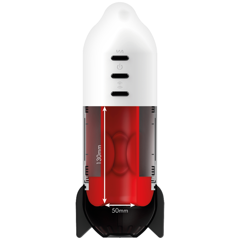 Masturbateur compression et vibration Jamyjob Rocket, vue 1 sur 10
