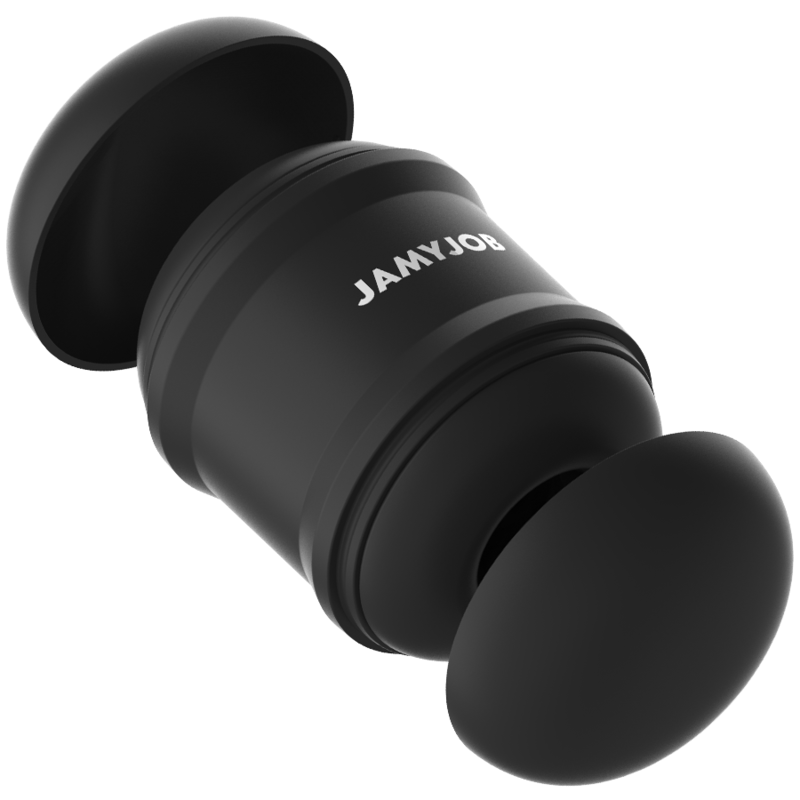 Masturbateur vibrant compact Jamyjob Cassian noir, vue 1 sur 6