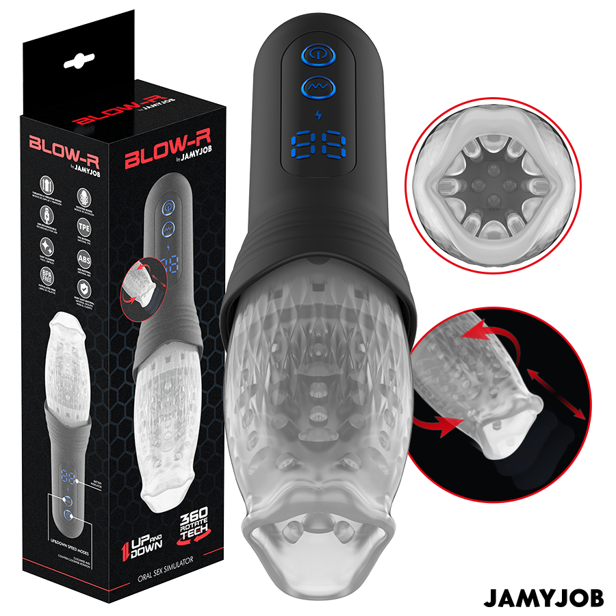 Masturbateur poussée et rotation Jamyjob Blow-R, vue 1 sur 8