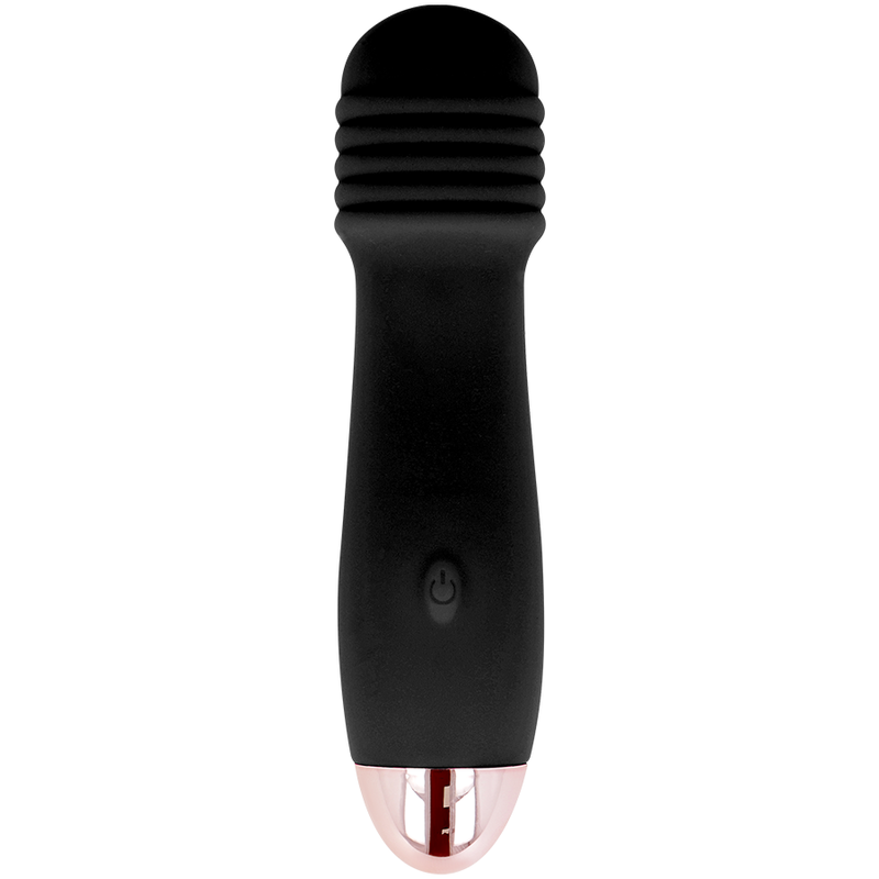 Vibromasseur rechargeable silicone noir Trois Dolce Vita, vue 1 sur 4