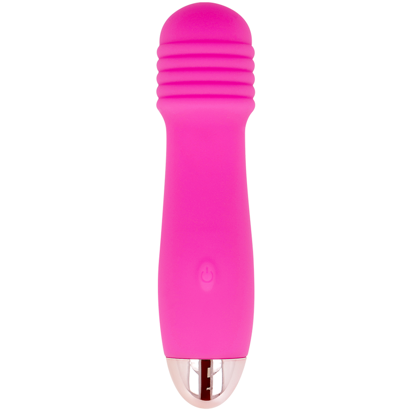 Vibromasseur rechargeable silicone rose Trois Dolce Vita, vue 1 sur 4