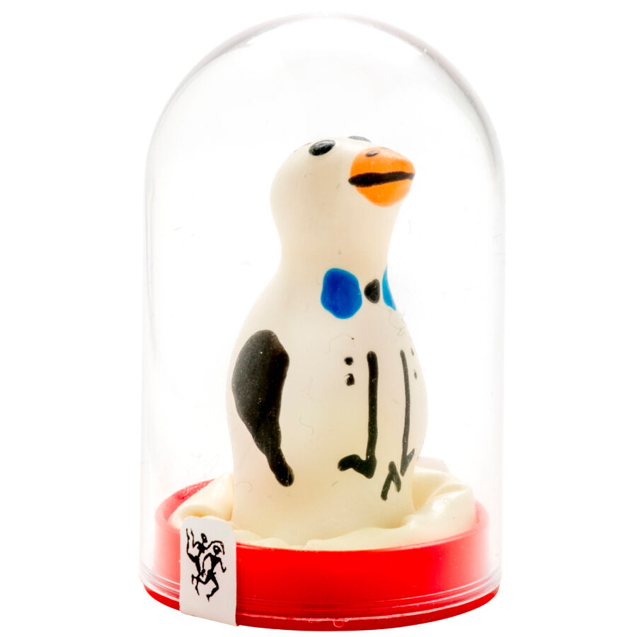 Préservatifs fantaisie peints à la main pingouin, vue 1 sur 3