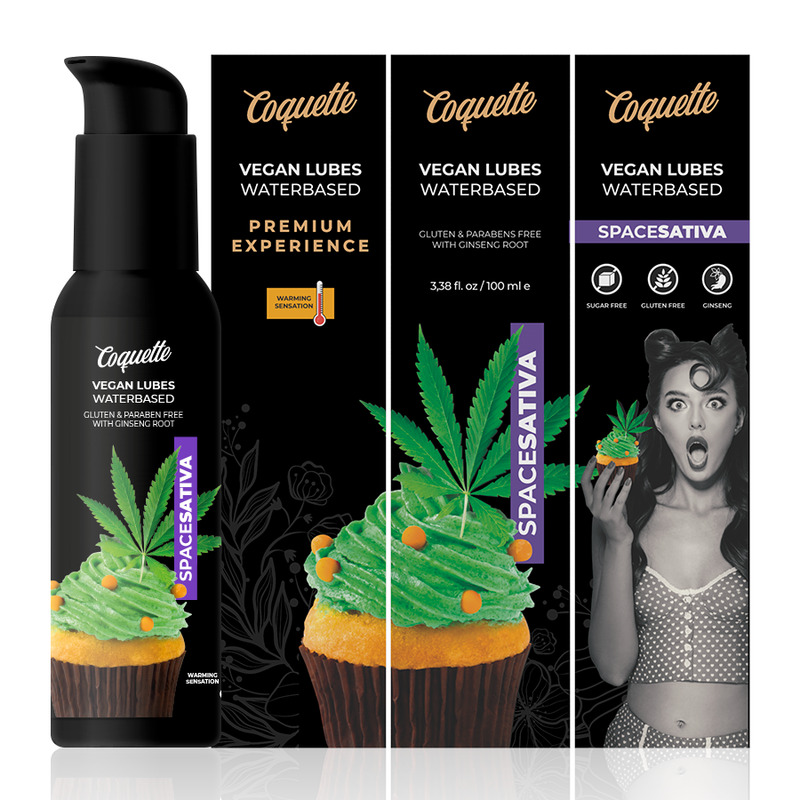Lubrifiant vegan Space Sativa Coquette Chic Desire 100 ml vue 2 sur 3