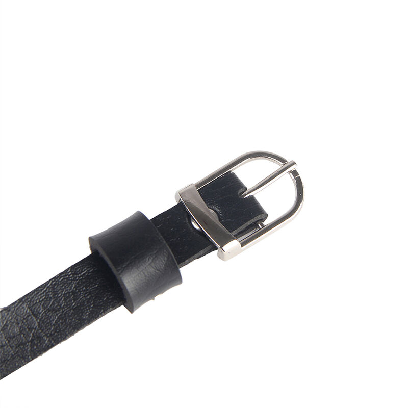 Harnais poitrine chaîne en S cuir noir Subblime vue 6 sur 11