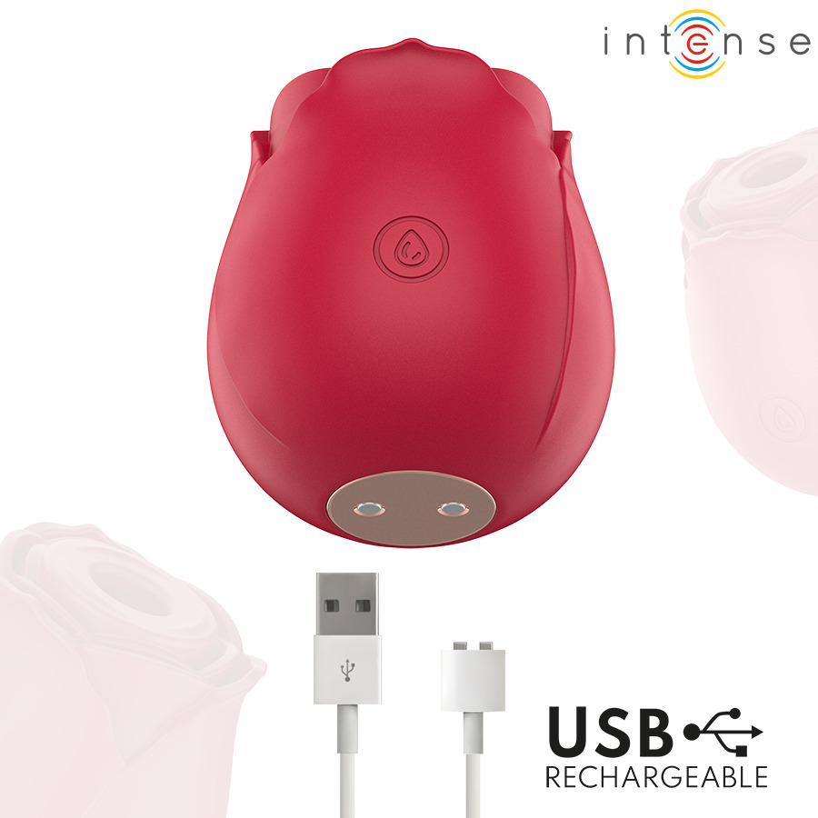 Stimulateur à succion rose bordeaux Camellia Intense vue 4 sur 6