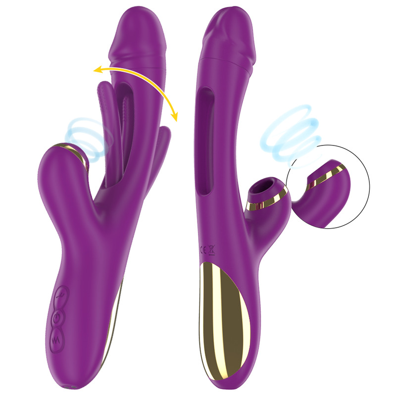 Vibromasseur langue et aspiration violet Ateneo Intense vue 2 sur 7