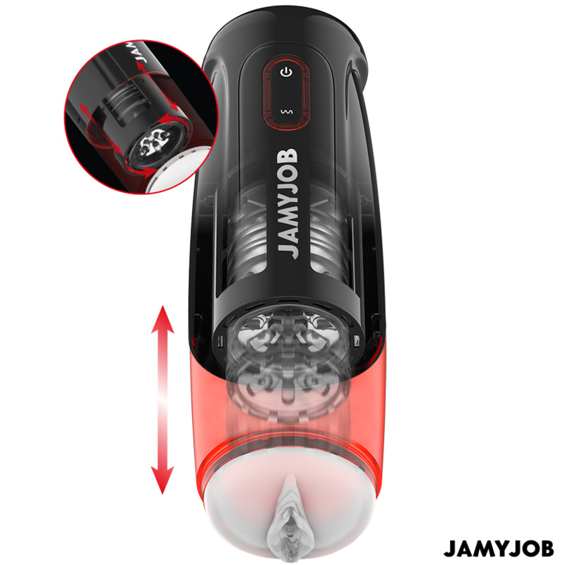 Masturbateur automatique rotatif va-et-vient Storm Jamyjob vue 4 sur 5