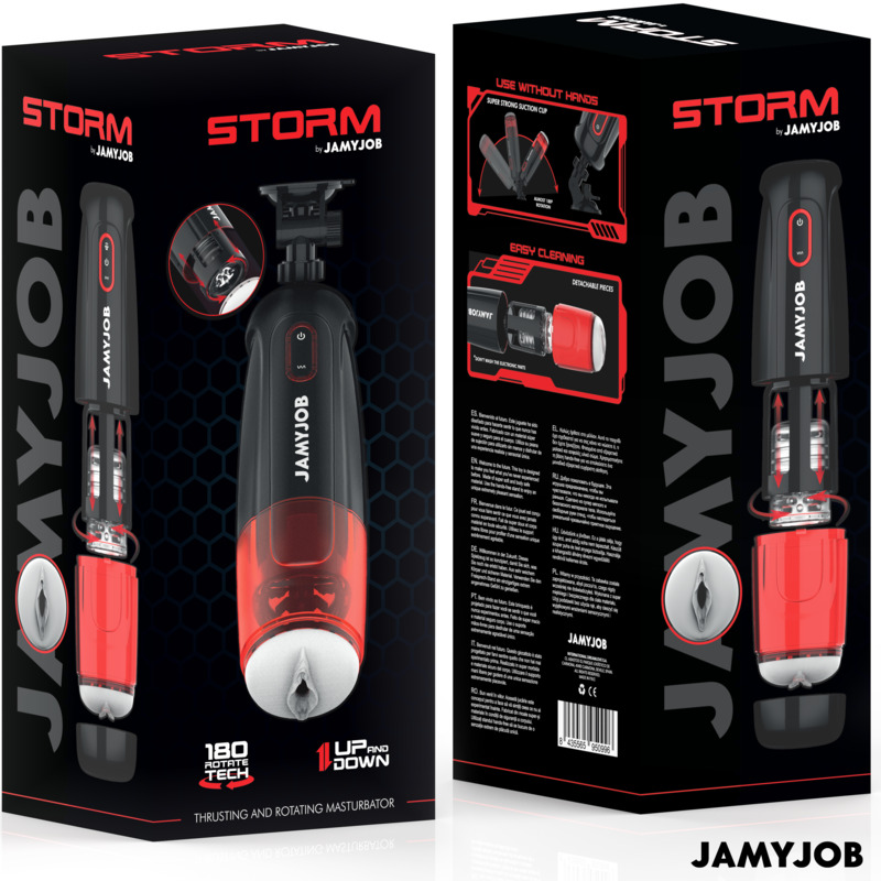 Masturbateur automatique rotatif va-et-vient Storm Jamyjob vue 5 sur 5