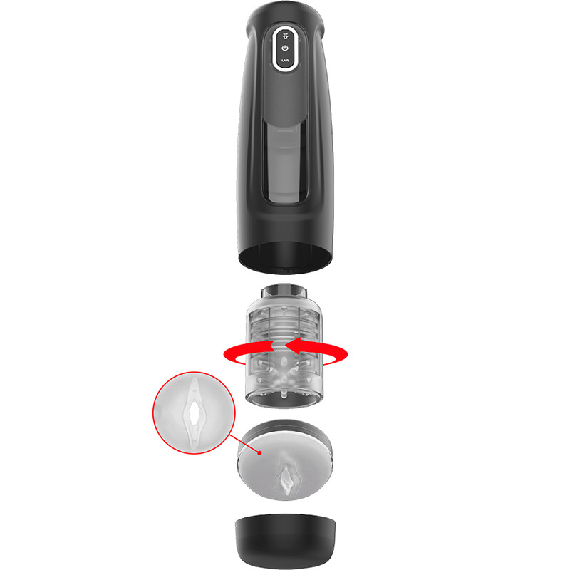 Masturbateur rotatif 360 va-et-vient Tornado Jamyjob vue 10 sur 11