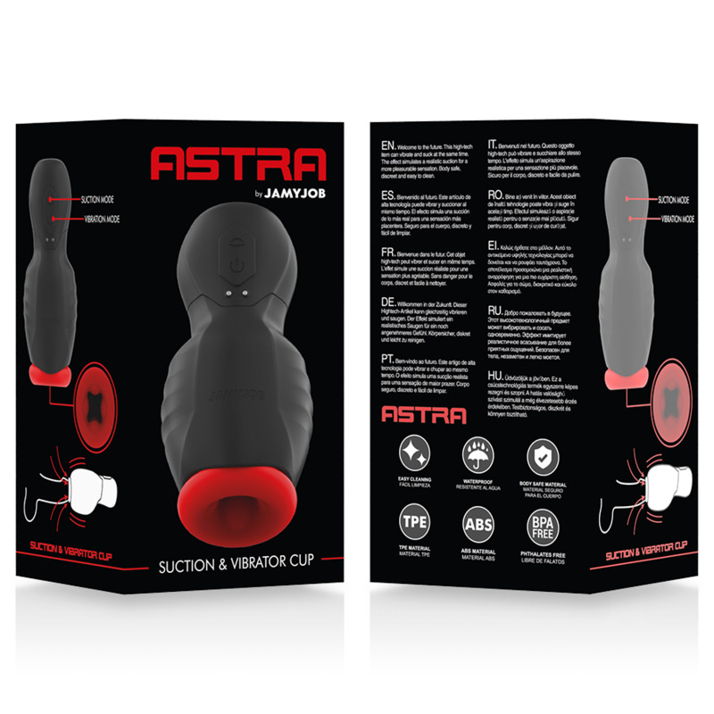 Masturbateur succion et vibration Astra Jamyjob vue 4 sur 5
