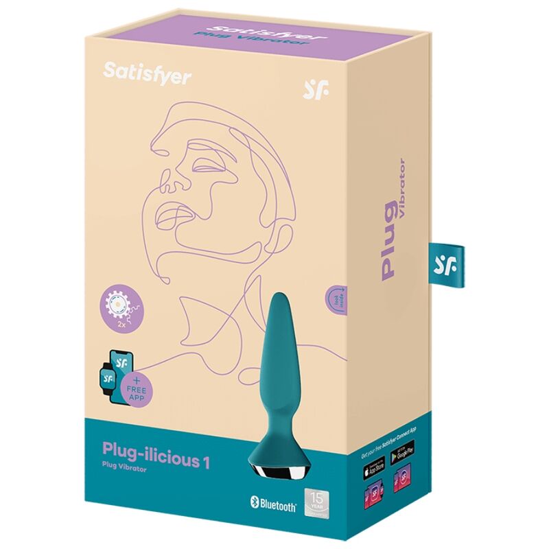 Plug anal vibrant Satisfyer Ilicious 1 connecté vert (2)
