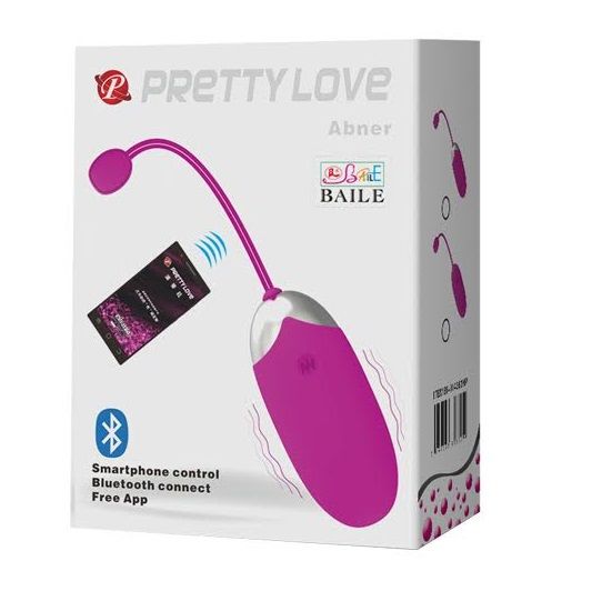Pretty Love Abner, oeuf vibrant connecté par application, violet, vue 3 sur 9