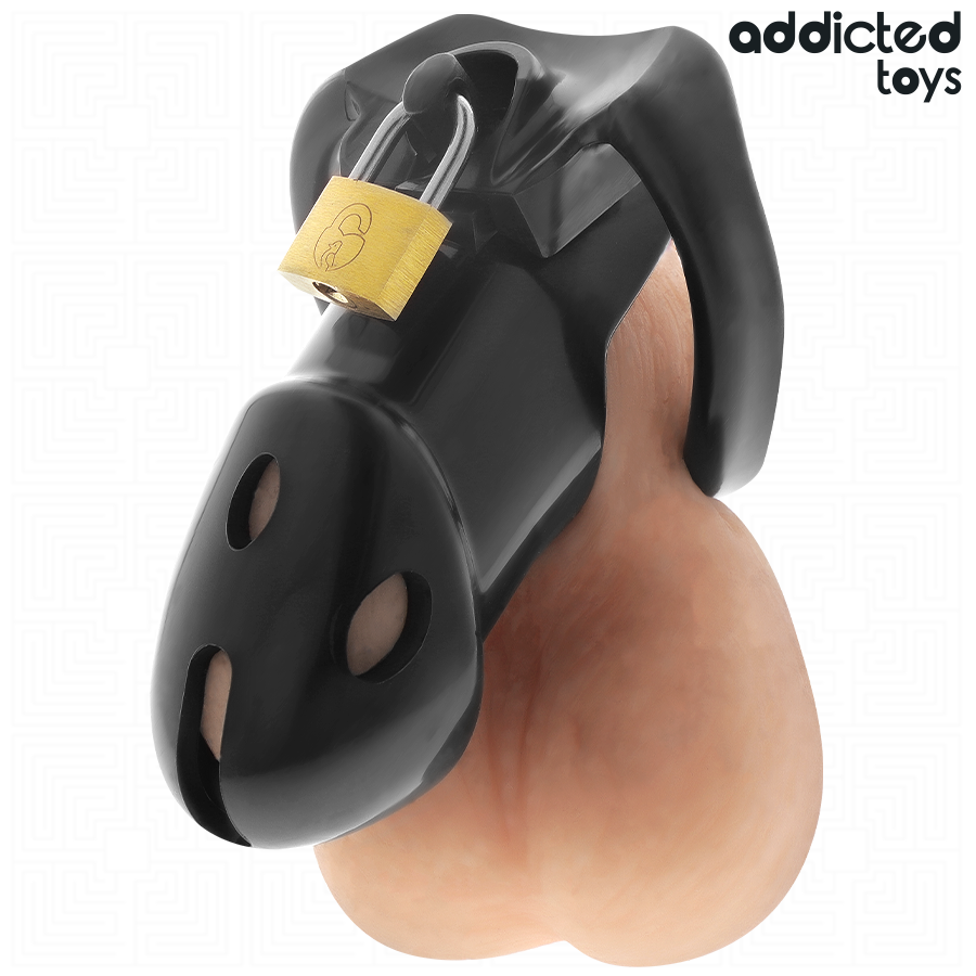 Addicted Toys Locked cage de chasteté Unbroken Den 9,8 cm, vue 3 sur 7