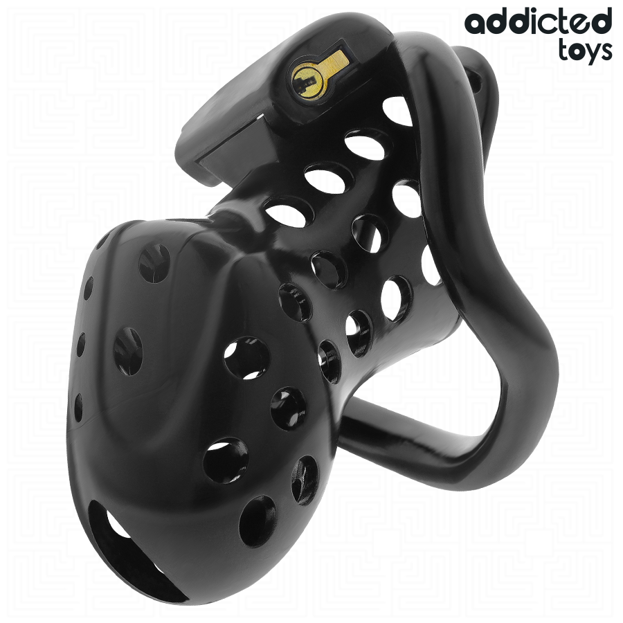 Addicted Toys Locked cage de chasteté creuse enchaînée 10,5 cm, vue 2 sur 7