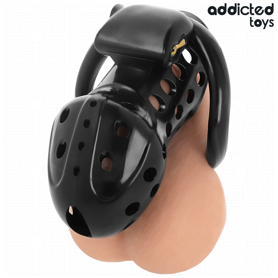 Addicted Toys Locked cage de chasteté creuse enchaînée 10,5 cm, vue 3 sur 7